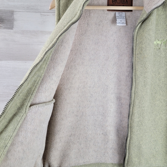 Outback Trading Co Summit Fleece Sage Green Vest Women's Size Medium USA Medium - Picture 8 of 14